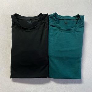 Qor Bundle- Two Large Long Sleeve Merino Wool Tees